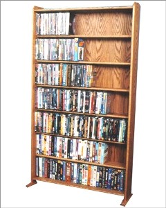Details about   DVD Storage Rack Organizer Wall Cabinet CD VHS Blu-Ray Media Large Tower Shelf 