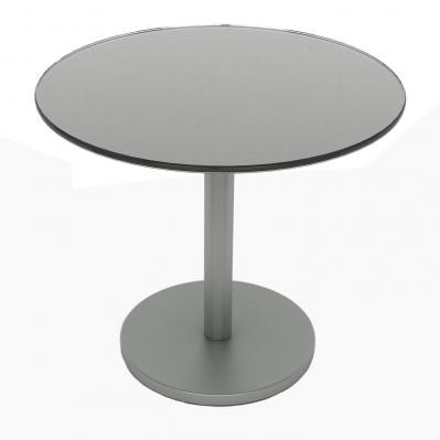 Glass Side Table, Moon Mist