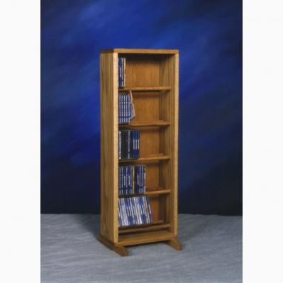 Solid Oak Dowel Cabinet For Cd'S