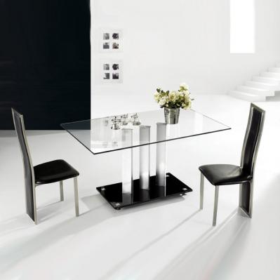 Glass Top Dining Table