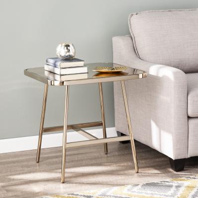 Tarmor Mirrored End Table