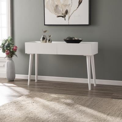 Leverdale Bright White Console Table