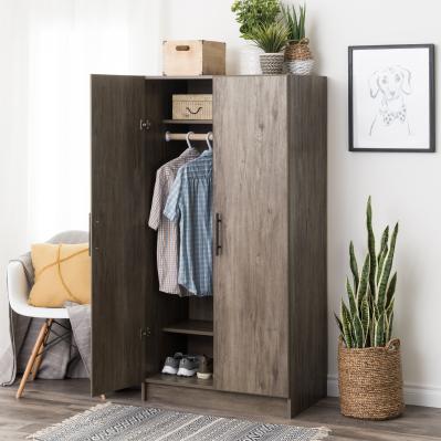 Elite 32 inch Wardrobe Cabinet, Drifted Gray