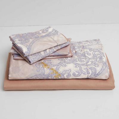DM805Q | Queen Size Duvet Cover Set Jacquard Top & 100% Cotton Inside