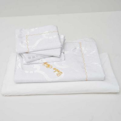 DM806K | King Size Duvet Cover Set Jacquard Top & 100% Cotton Inside
