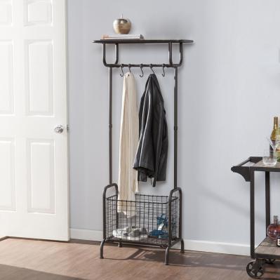 Renfro Metal Entryway Storage Rack