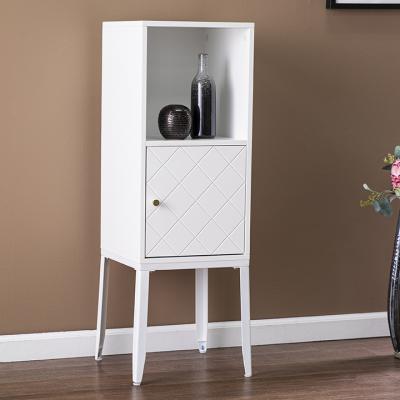 Herzo Tall Storage Cabinet - White