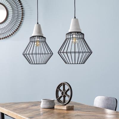 Brodiman Pendant Lamp Collection - 2pc Set - Black