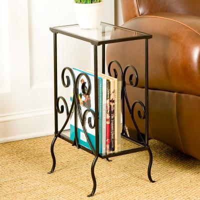Decorative Metal Magazine Table