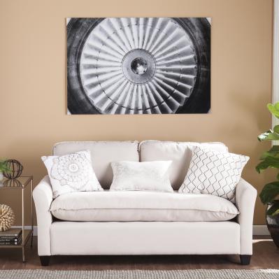 Jet Engine - Glass Wall Art