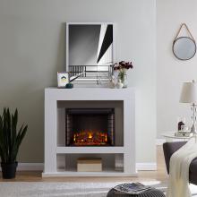 Lirrington Stainless Steel Fireplace