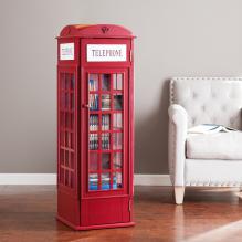 PHONE BOOTH CABINET - RED