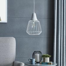 Brayonne White Cage Pendant Lamp