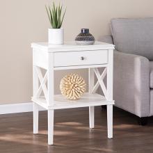 Wexbury Tall Accent Table - White