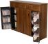 Media Cabinet with Drawers walnut