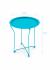 Atlantic Round Metal Tray Capri Breeze End Side Table, Removable Tray Outdoor & Indoor Drink, Snack, Coffee Table, Telephone Table