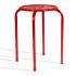 Side Table/ Stool In Red - Set Of 2
