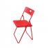 Honeycomb Folding Chair, Red