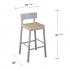 Claxby Two-Tone Bar Stools - 2pc Set