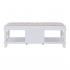 Wyndcliff White Upholstered Storage Bench