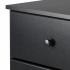 Astrid 4-Drawer Dresser, Black