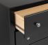 Sonoma 3-drawer Tall Nightstand, Black