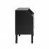 Milo 2 Drawer Night Stand with Angled Top, Black