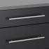 HangUps 3-Drawer Base Storage Cabinet, Black