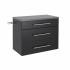 HangUps 3-Drawer Base Storage Cabinet, Black Thumbnail