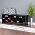 Black 60 in. Shoe Cubby Bench Thumbnail