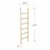 Bedwell Freestanding Wooden Ladder Rack