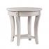 Laverley Traditional Round End Table - Whitewash