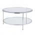 Risa Cocktail Table - Glam Style - Chrome
