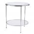 Risa End Table - Glam Style - Chrome