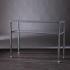Metal/Glass Console Table - Silver
