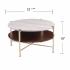 Ardmillan Round Faux Marble Cocktail Table