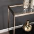 Lexina Glass-Top Console Table