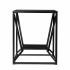 Argall Square Glass-Top End Table