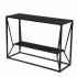 Argall Long Glass-Top Console Table