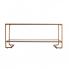 Horten Glass-Top Cocktail Table