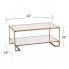 Horten Glass-Top Cocktail Table