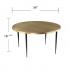 Judmont Round Cocktail Table w/ Embossed Top