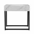 Rangley Modern Faux Marble End Table