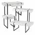 Rangley Modern Faux Marble Console Table