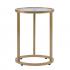 Evelyn Glam Nesting Side Table 2pc Set - Gold