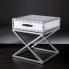 Lazio Industrial Mirrored End Table