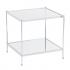 Knox Glam Mirrored End Table - Chrome
