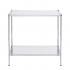 Knox Glam Mirrored End Table - Chrome