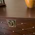 Nailhead Cocktail Table Trunk - Espresso
