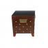 Nailhead Cocktail Table Trunk - Espresso
